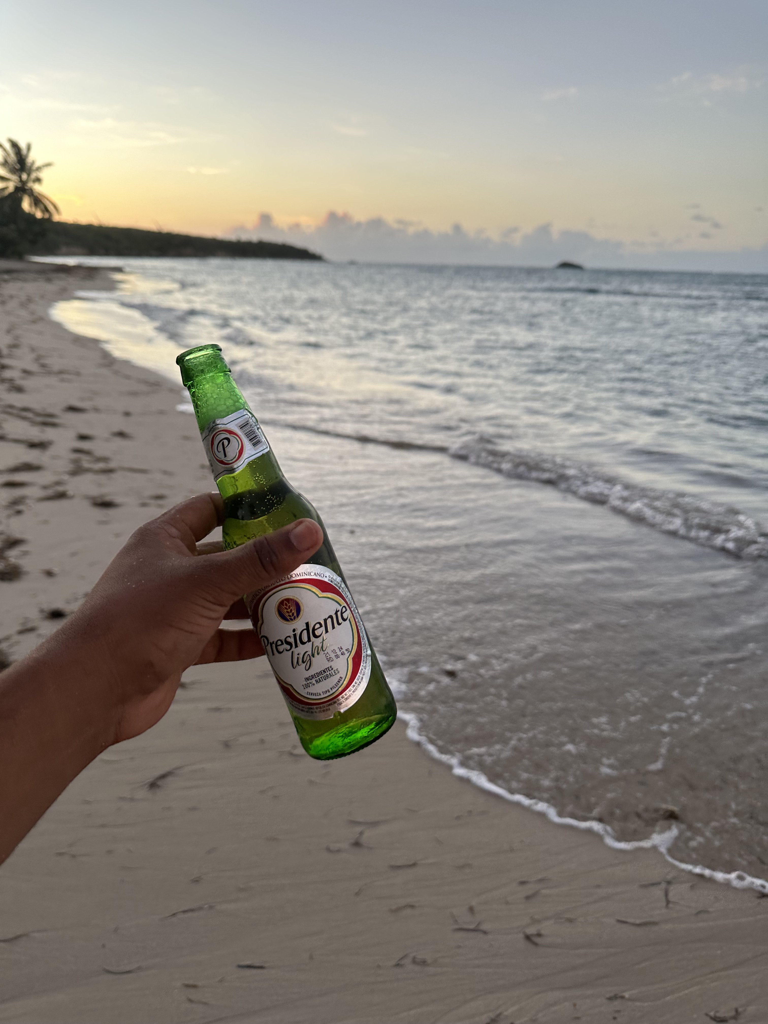 A quiet toast by the beach
