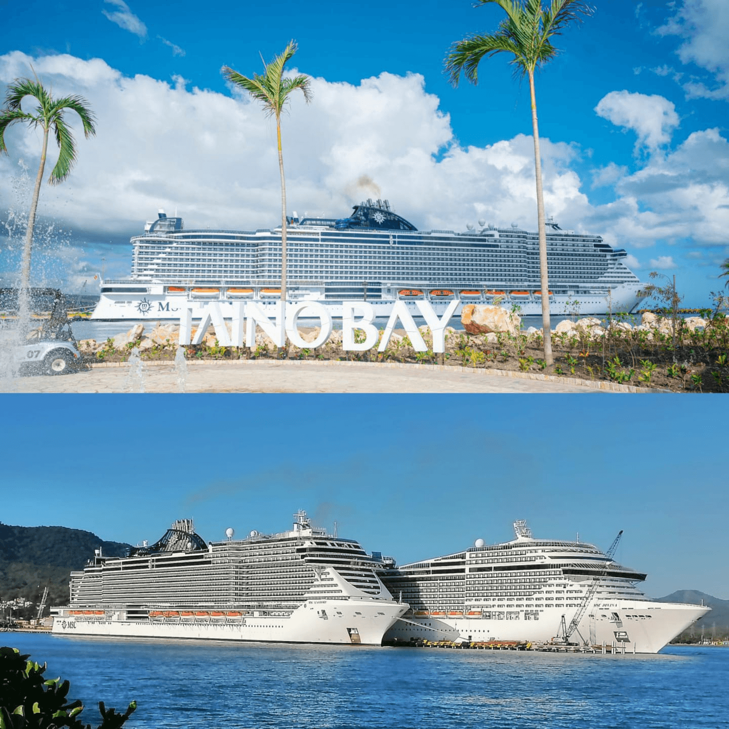 Cruise ships at Puerto Plata ports